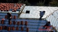 Κατασκευή ξύλινης στέγης στο Γέρακα_1