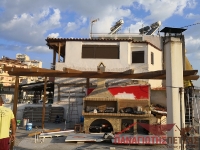 Κατασκευή βεράντας με πάνελ οροφής στο Πειραιά_2
