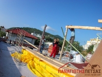 Κατασκευή ξύλινης στέγης στο Γέρακα_26