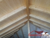 Κατασκευή ξύλινης στέγης στο Γέρακα_29
