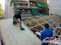 Κατασκευή ξύλινης στέγης στο Θησείο_11