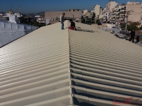 Κατασκευή στέγης με πάνελ οροφής στο Πέραμα_18