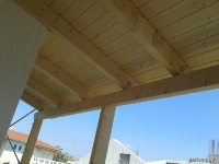 Κατασκευή ξύλινης στέγης στο Γέρακα_3