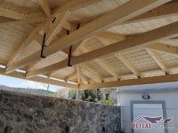 Κατασκευή ξύλινης στέγης με ζευκτό _9