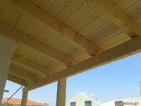 Κατασκευή ξύλινης στέγης στο Γέρακα_2