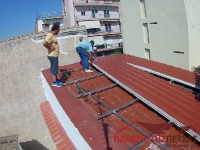 Κατασκευή στέγης με Πάνελ Οροφής στη Νίκαια_4