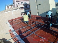 Κατασκευή στέγης με Πάνελ Οροφής στη Νίκαια_1