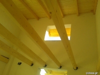 Κατασκευή ξύλινης στέγης στο Γέρακα_5