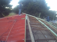 Κατασκευή στέγης με πάνελ οροφής στη Πεντέλη_6