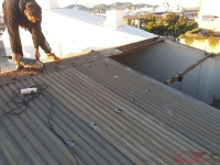 Κατασκευή στέγης με πάνελ οροφής στο Πέραμα_7