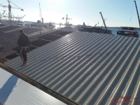Κατασκευή στέγης με πάνελ οροφής στο Πέραμα_9