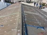 Κατασκευή στέγης με πάνελ οροφής στο Πέραμα_10