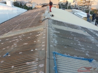 Κατασκευή στέγης με πάνελ οροφής στο Πέραμα_12