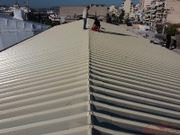 Κατασκευή στέγης με πάνελ οροφής στο Πέραμα_17