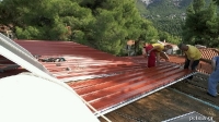 Κατασκευή στέγης με πάνελ οροφής στον Διόνυσο_27