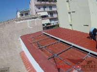 Κατασκευή στέγης με Πάνελ Οροφής στη Νίκαια_7